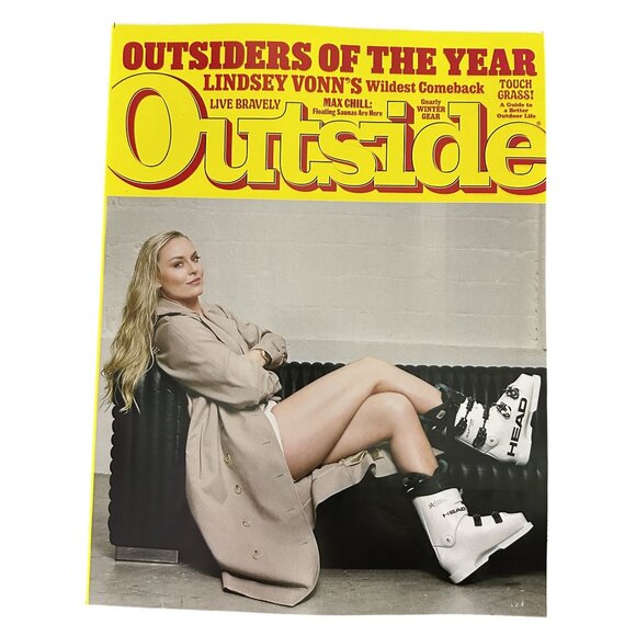 Outside Magazine Winter 2025 Outsiders of the Year Lindsey Vonn - Picture 1 of 1